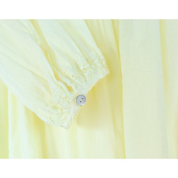 Wilfred Women's Size XXS Yellow Elia Dress La Boheme Long Sleeve Cotton Prairie - Picture 6 of 9